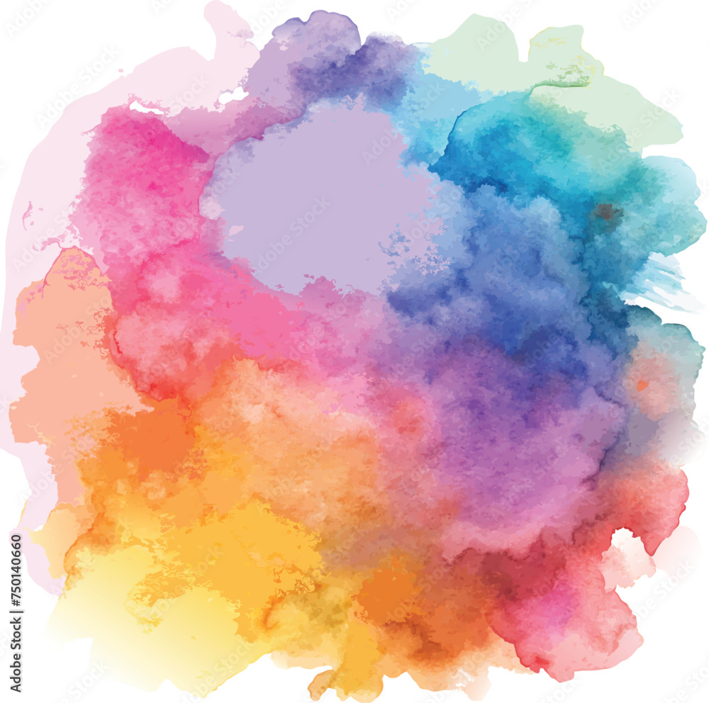 Obraz premium Watercolor brush background