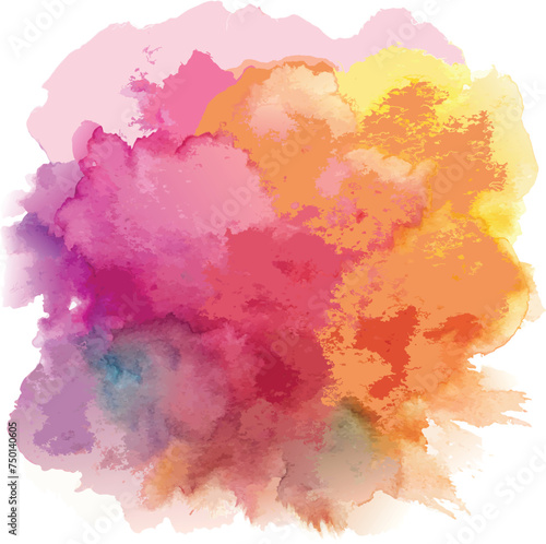 Watercolor brush background