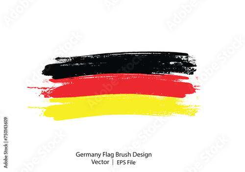 This is very beautiful Germany Flag Vector Brush Design. 
