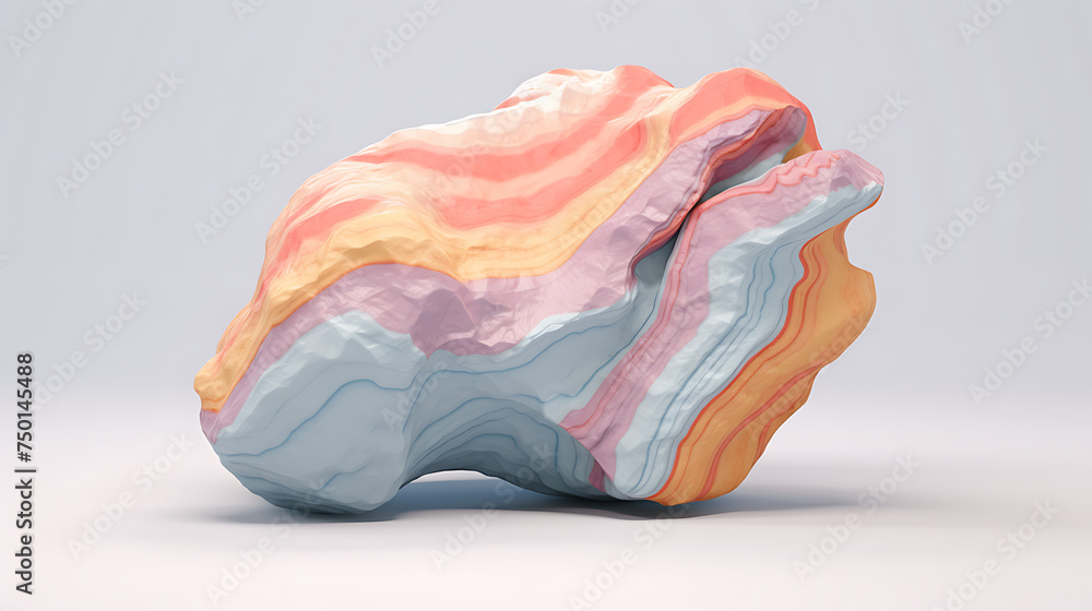 intricate layers and vibrant colors of mineral rock, showcasing nature’s artistry and serene beauty encapsulated within geological formations - obrazy, fototapety, plakaty 