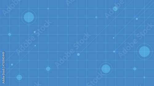 Blue technology background with line 