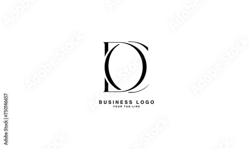 DC, CD, D, C, Abstract Letters Logo monogram