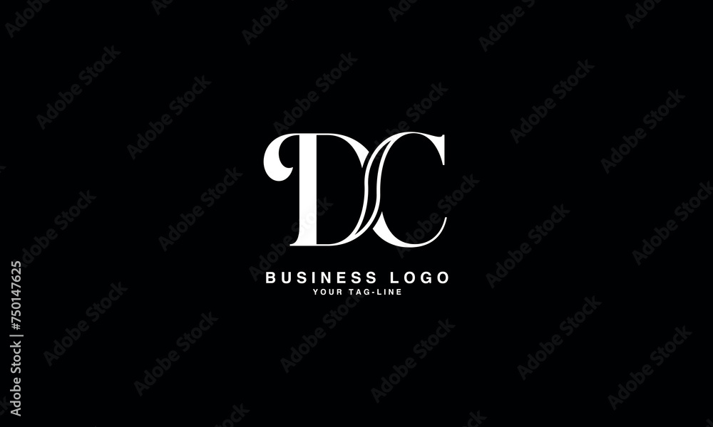 DC, CD, D, C, Abstract Letters Logo monogram DC, CD, D, C, Abstract Letters Logo monogram