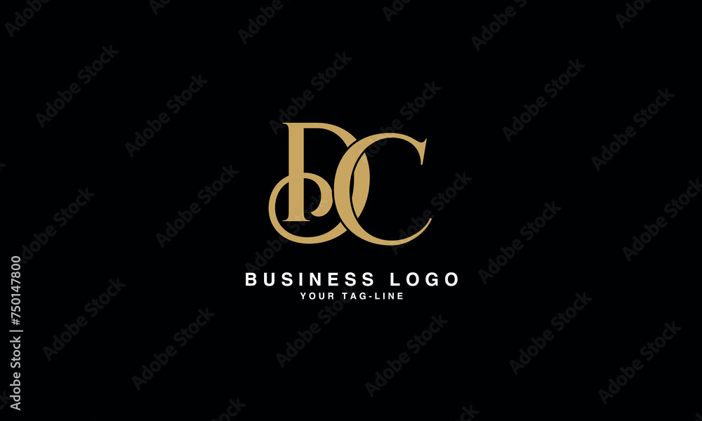DC, CD, D, C, Abstract Letters Logo monogram DC, CD, D, C, Abstract Letters Logo monogram