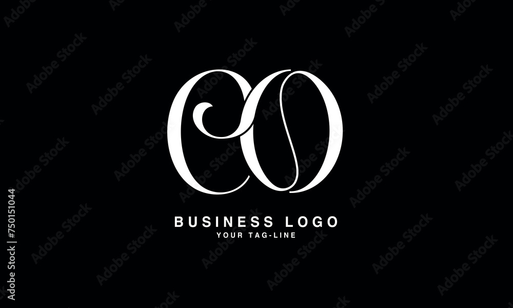 CO, OC, C, O, Abstract Letters Logo monogram CO, OC, C, O, Abstract Letters Logo monogram