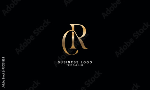 CR, RC, C, R, Abstract Letters Logo Monogram