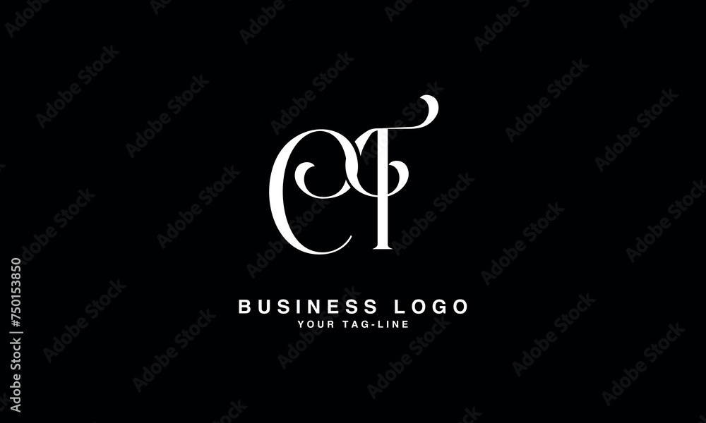 CT, TC, C, T, Abstract Letters Logo Monogram CT, TC, C, T, Abstract Letters Logo Monogram