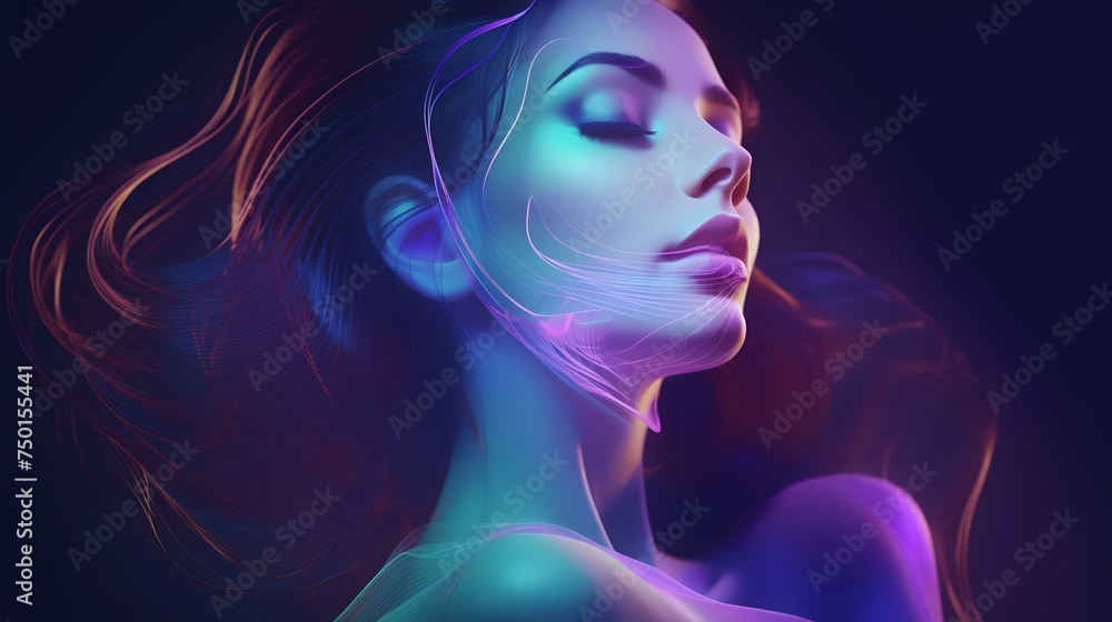World women's day concept background World women's day concept background