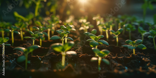 little fresh seeds sprout seedlings some days after seeding in pots