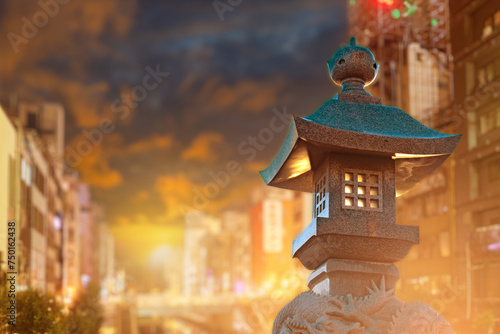 Street lamp in oriental sty...