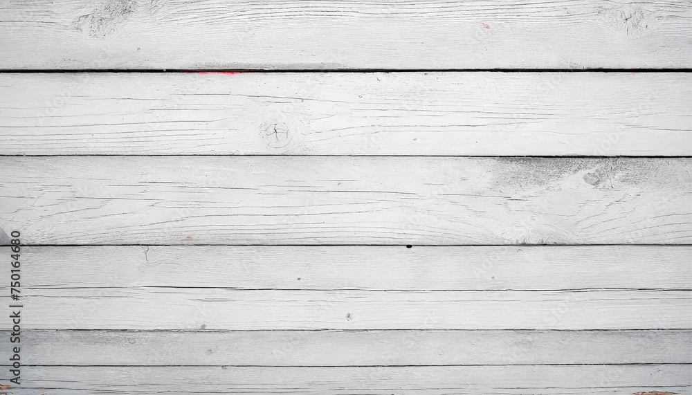 white natural wood wall texture and background - obrazy, fototapety, plakaty 