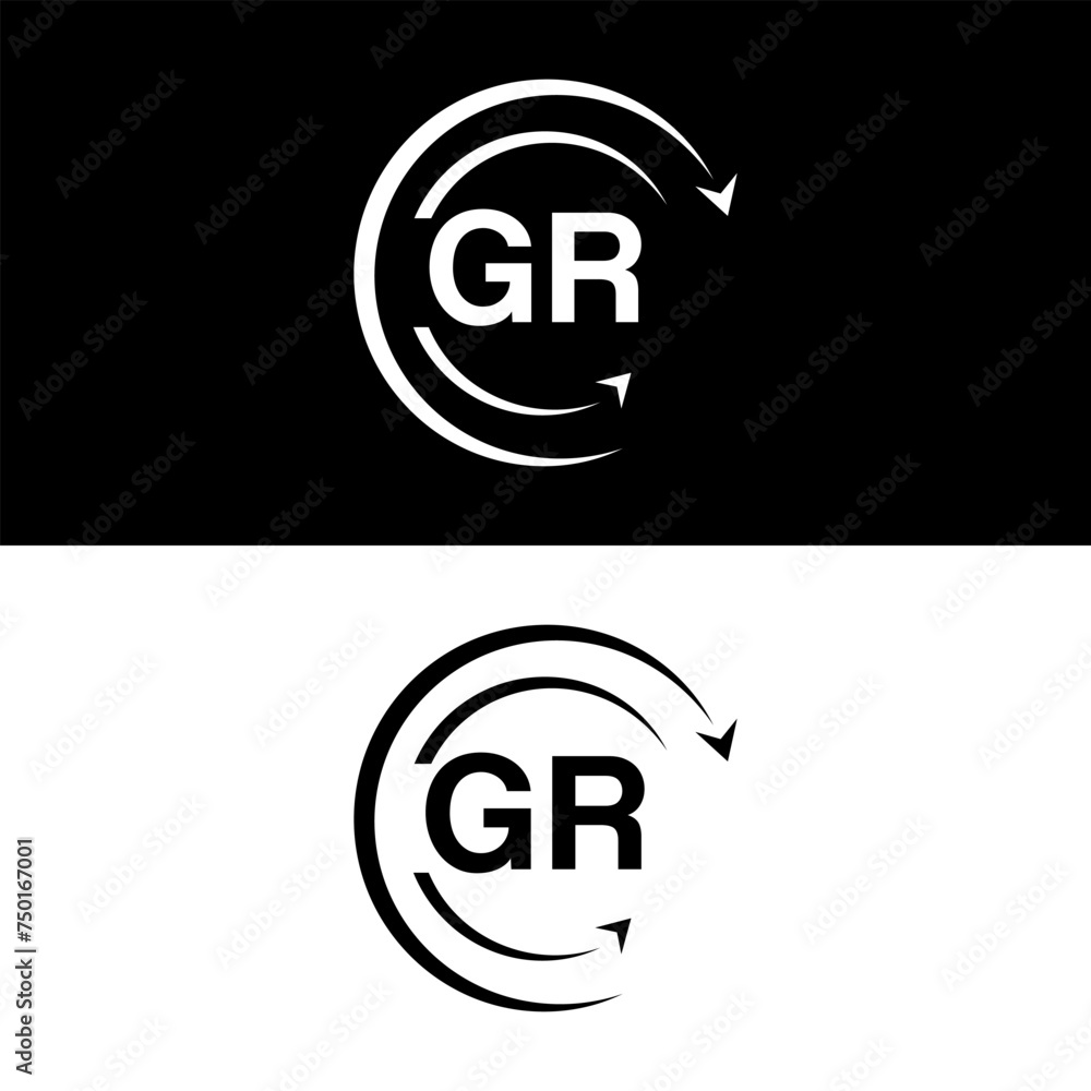 GR letter logo minimal unique and simple logo design, GR creative modern monogram logo style
GR letter logo minimal unique and simple logo design, GR creative modern monogram logo style
