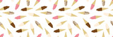 illustrated soft serve ice cream cone banner pattern overlay
