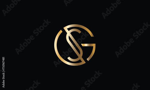 SG, GS, S, G, Abstract Letters Logo Monogram
