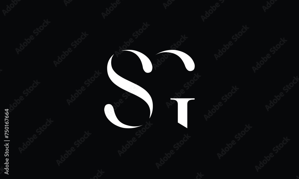 Fototapeta premium SG, GS, S, G, Abstract Letters Logo Monogram
