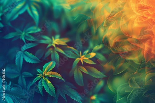 abstract background for Weed Appreciation Day © annne