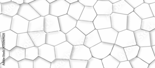 Abstract white stained glass background pattern .white stained glass window art background .seamless pattern with 3d shapes vector vintage design .
