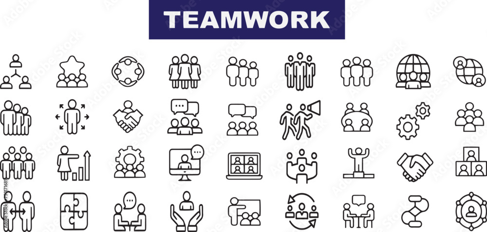 Icon team work Icon team work