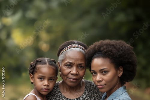 Generations of African American Women: A Black Family Portrait - together on Mother's Day
