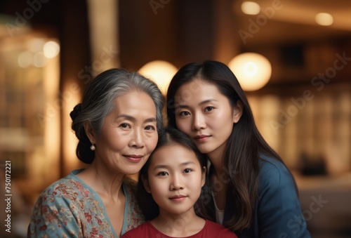 Generations of Asian Women: A Family Portrait