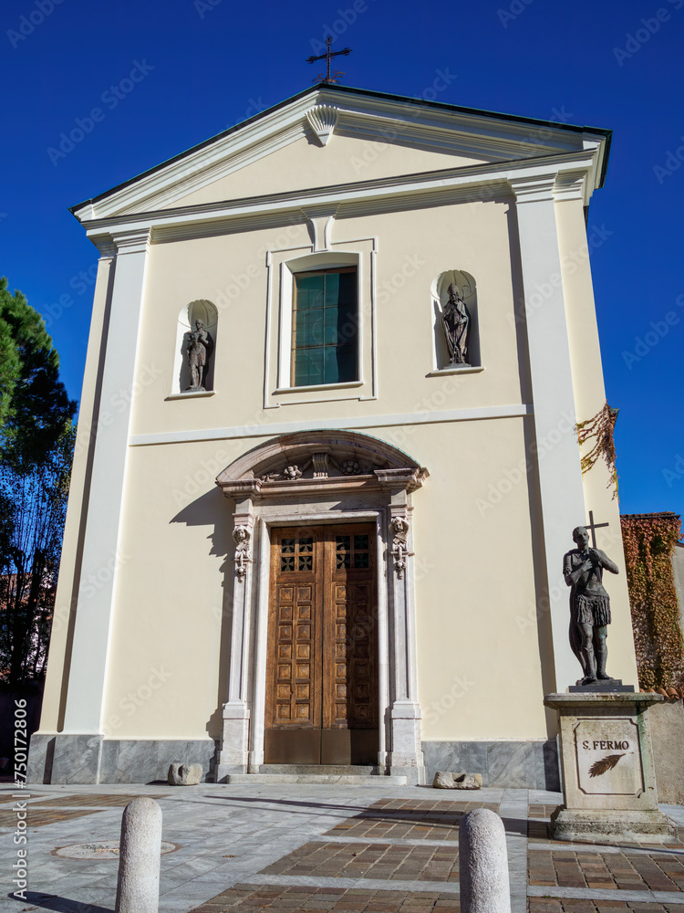 Historic church of San Fermo at Albiate, Brianza, Italy