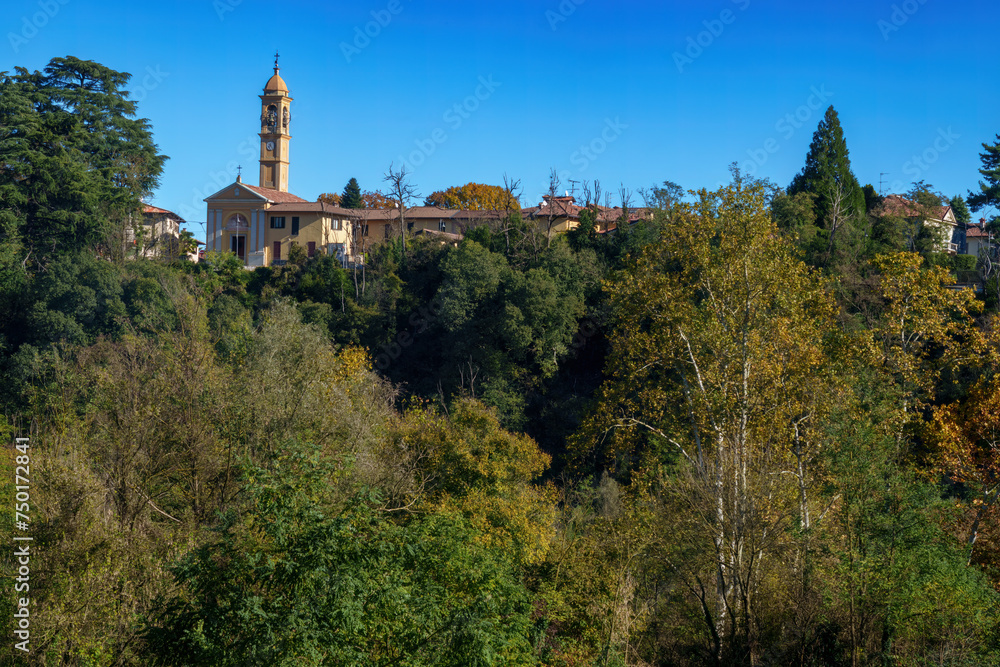 Agliate, historic village in Brianza, Italy
