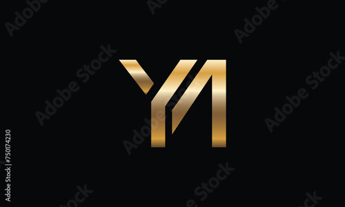 YM, MY, Y, M, Abstract Letters Logo monogram photo