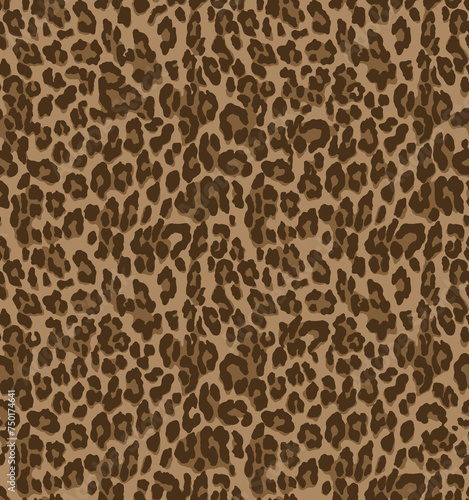 Abstract Animal leopard Seamless repeat print textile pattern Background
