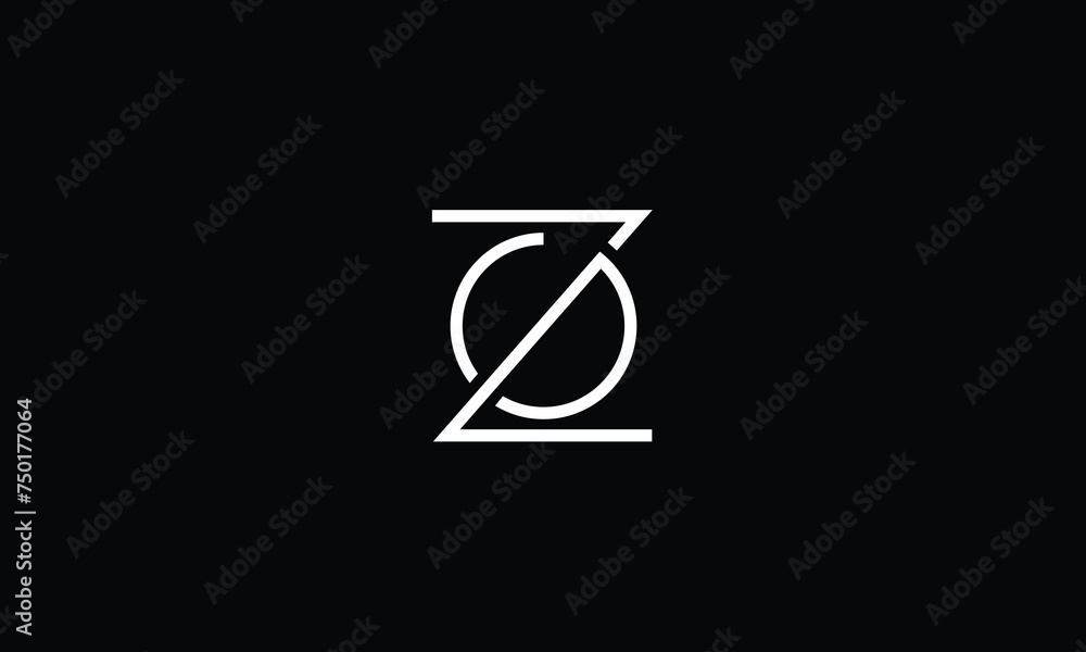 ZG, GZ,Z , G, Abstract Letters Logo monogram