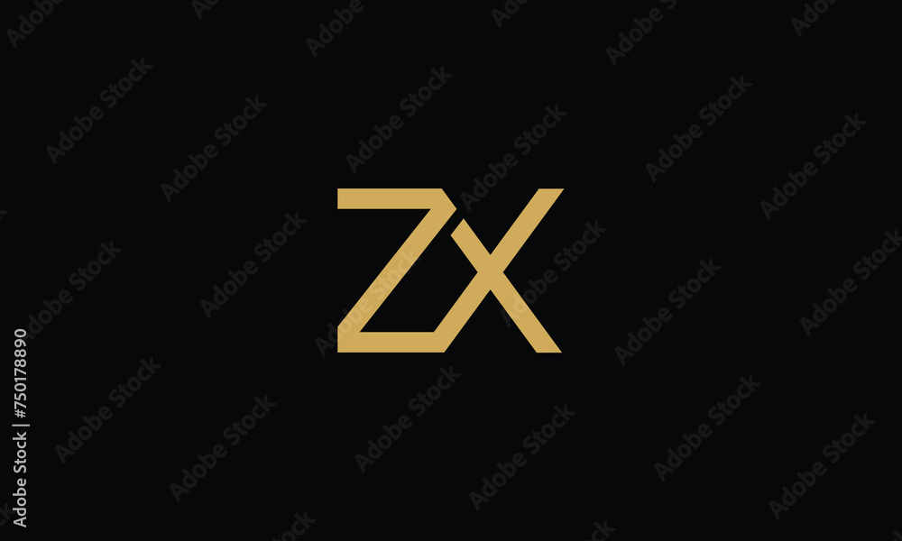 ZX, XZ, Z, X, Abstract Letters Logo Monogram ZX, XZ, Z, X, Abstract Letters Logo Monogram