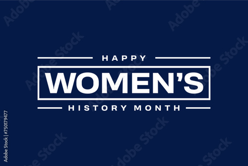 Womens History Month, holiday concept