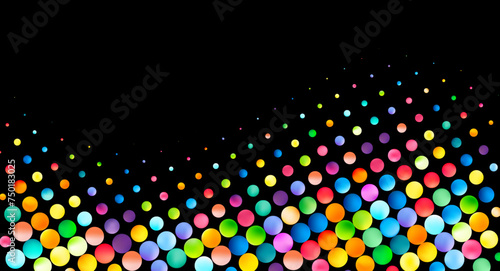 Starry Spectrum on Night Sky