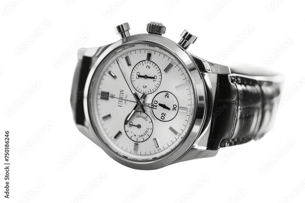 Wristwatch Isolated on Transparent Background