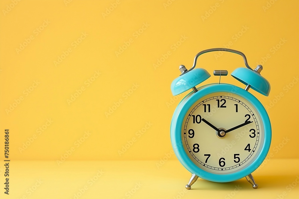 Despertador amarillo por la mañana Despertador amarillo por la mañana