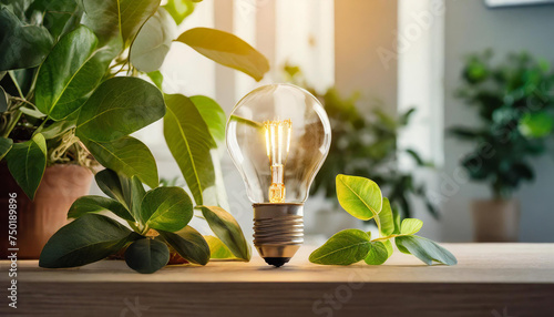 energia pulita rinnovabile lampadina natura  photo