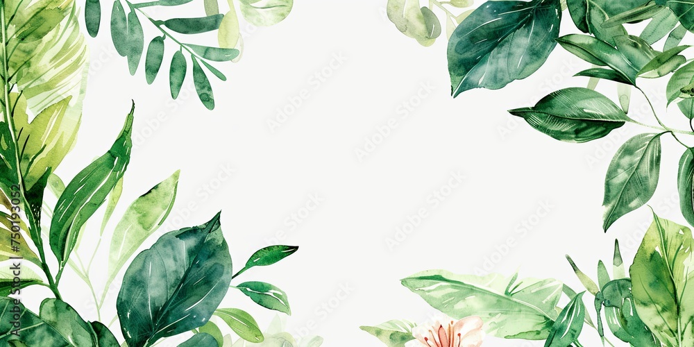  Botanical Florals  background   Generative AI - obrazy, fototapety, plakaty 
