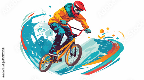 Extreme sport design vector illustration eps10 graph © iclute4