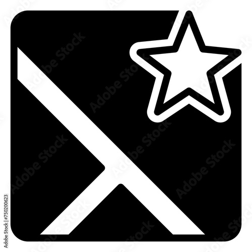 recommended location icon, glyph icon style