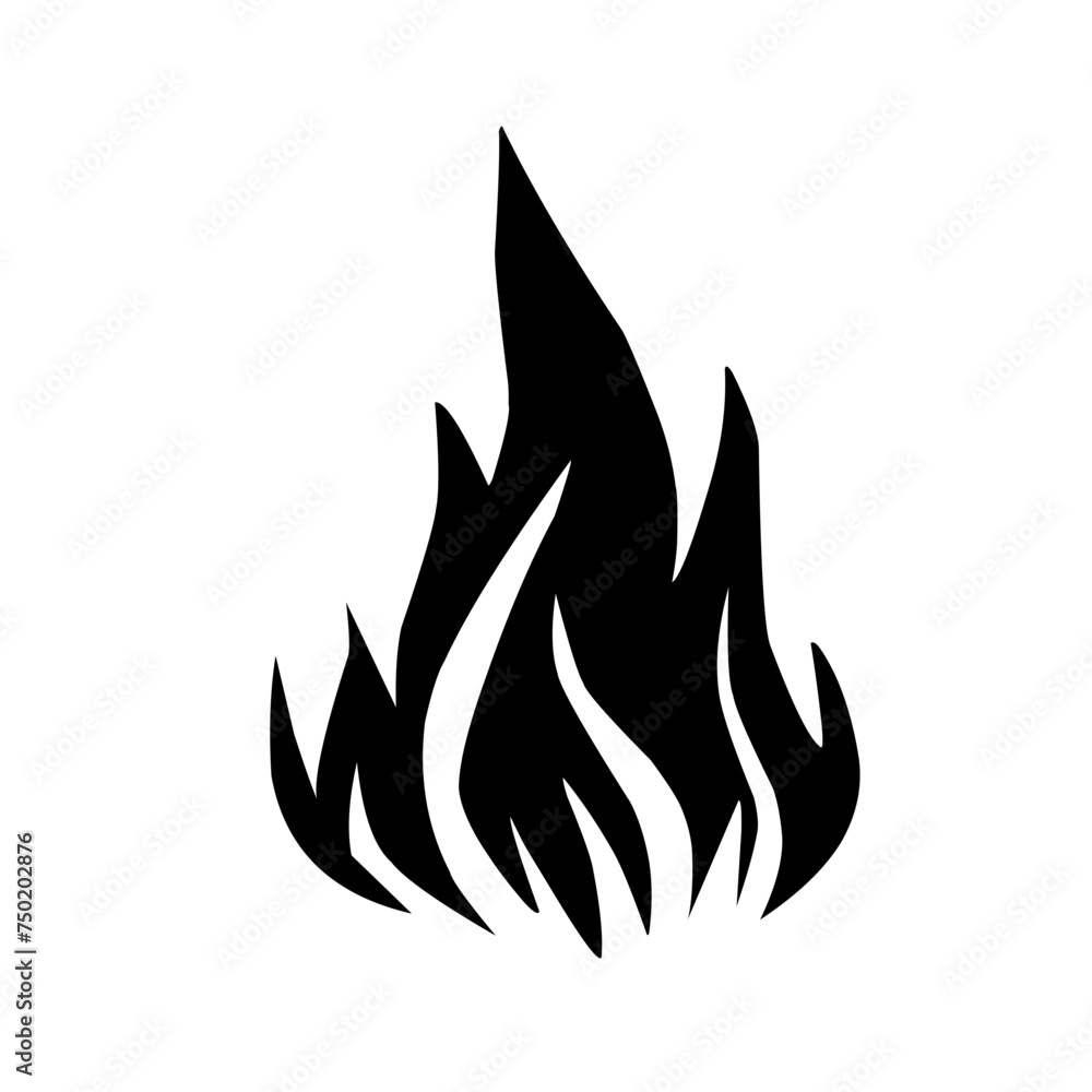Ikon Api Hitam dan Putih Vektor Datar. Tanda Bentuk Api Unggun, Terisolasi. Koleksi Api Unggun Ikon Api Hitam dan Putih Vektor Datar. Tanda Bentuk Api Unggun, Terisolasi. Koleksi Api Unggun