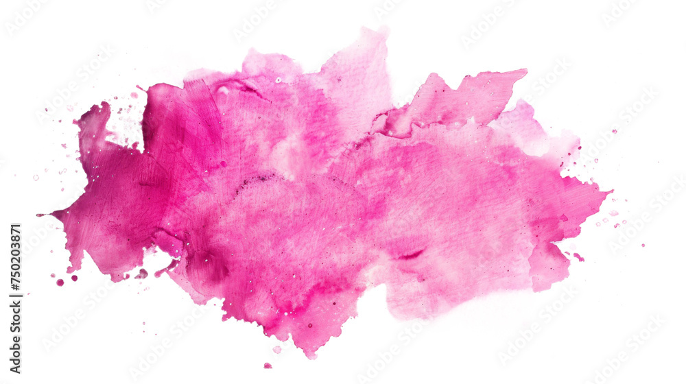 Gentle pink watercolor stain with a soft, serene appearance, perfect for romantic or delicate design projects