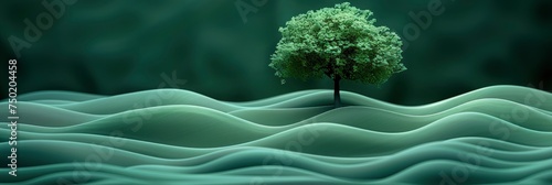 Cartoon Abstract Tree Green Mountain  Background Images   Hd Wallpapers