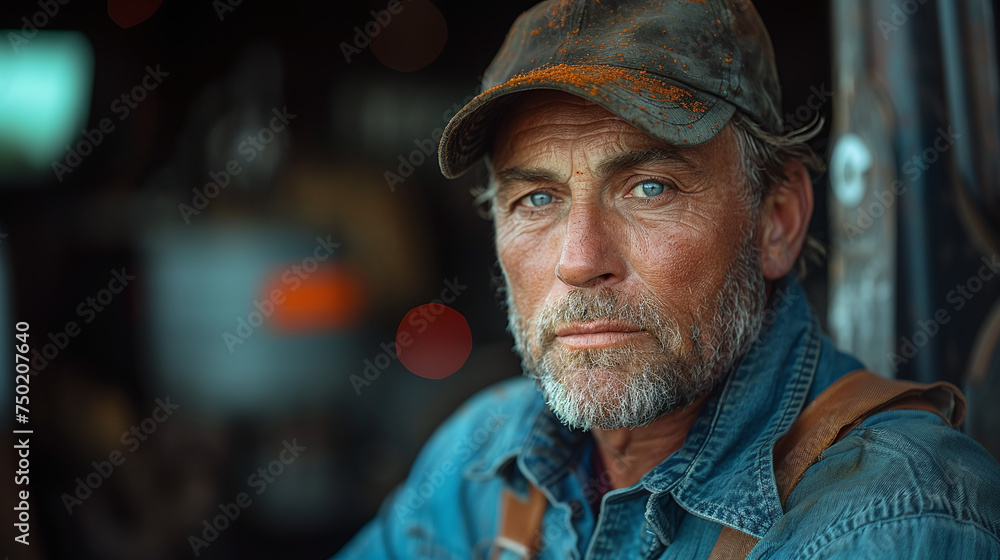 portrait of male farmer portrait of male farmer