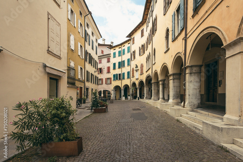 Old street of Udine  Italy