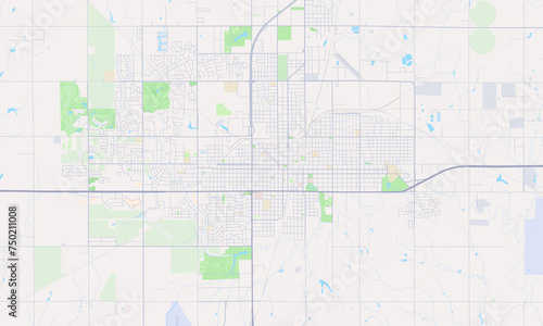 Enid Oklahoma Map, Detailed Map of Enid Oklahoma