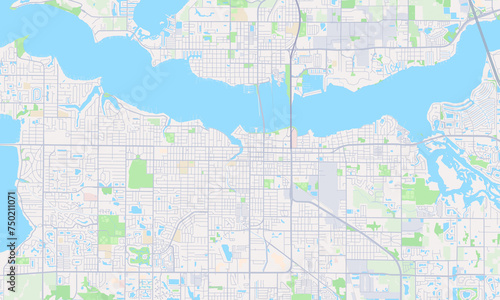 Bradenton Florida Map, Detailed Map of Bradenton Florida photo