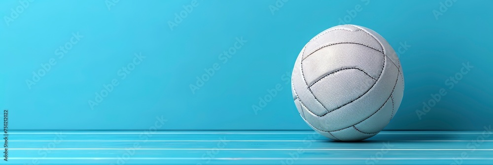 Volleyball On Podium Isolated Blue, Background Images , Hd Wallpapers