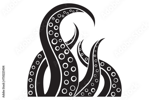 Tentacles, Octopus, Octopus Tentacles, Octopus, Tentacles Clipart, Kraken, Cthulhu, Sea Monster, Tentacle, Cut File, Plotter, Silhouette,
