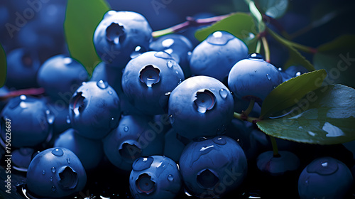 fresh blueberries