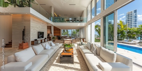 luxury modern house in Miami Beach