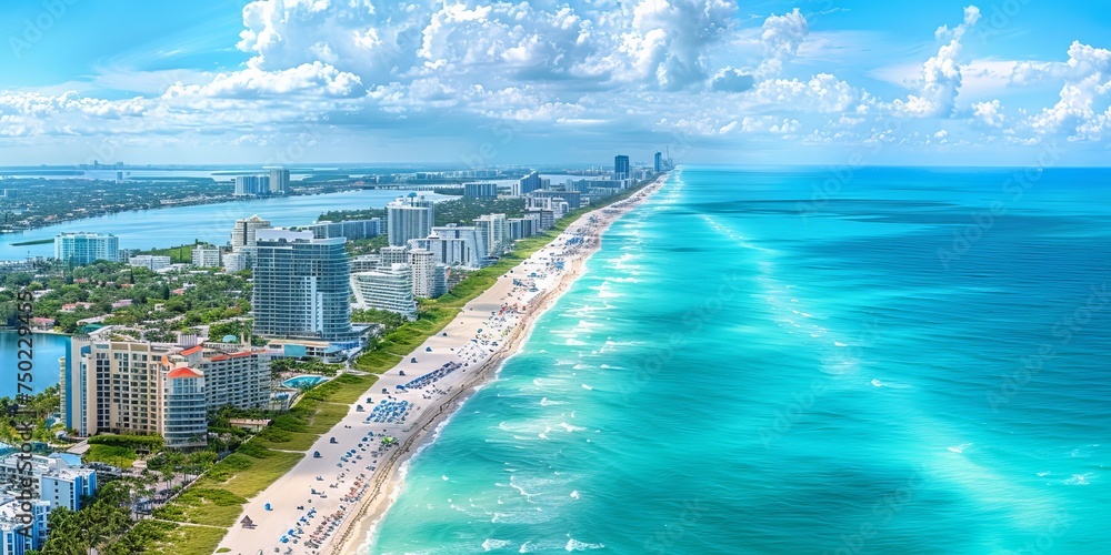 Miami Beach, Florida - obrazy, fototapety, plakaty 